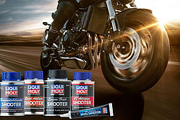 モーターバイクシューター -  パフォーマンスの向上、エンジン保護、最適な量