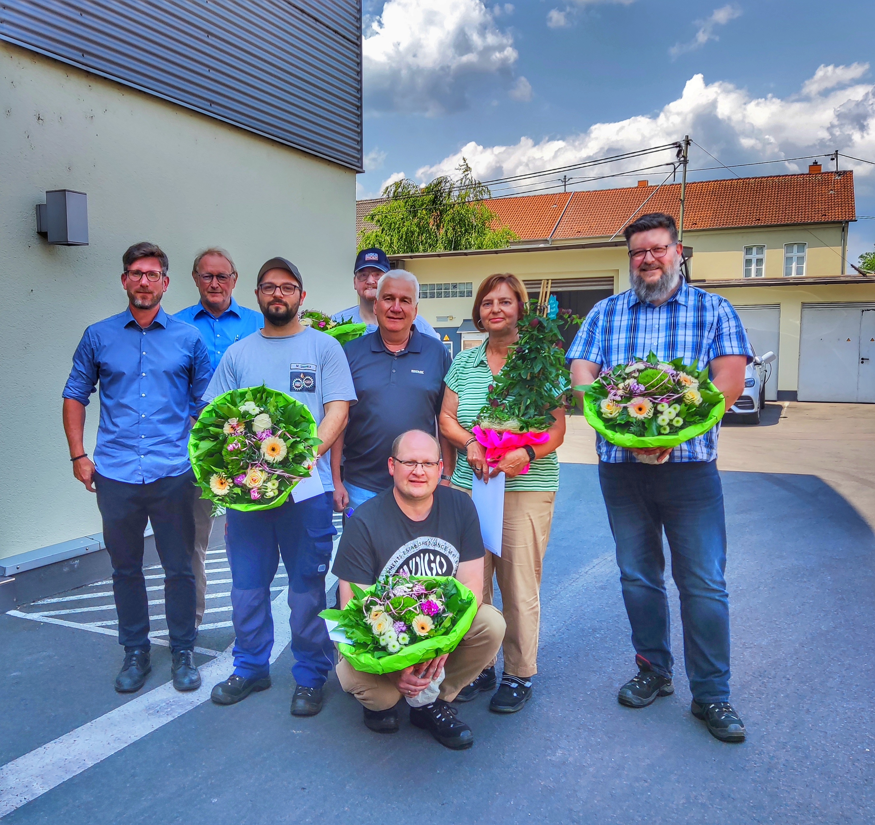 Anniversaries and congratulations at our oil plant in Saarlouis