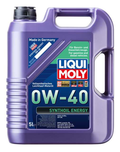 オイル Synthoil Energy 0W-40 | シンゾイルエナジー 0W-40 | LIQUI MOLY