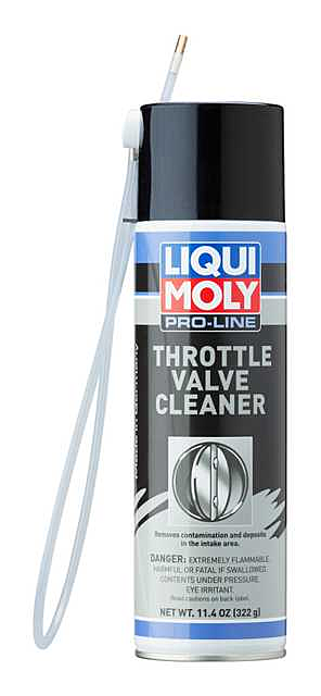LiquiMoly Vergaserreiniger 400ml Spray, (entfernt verharzte und verkokte  Rückstände an Drosselklappe, Vergaser bzw. Ansaugbereich)