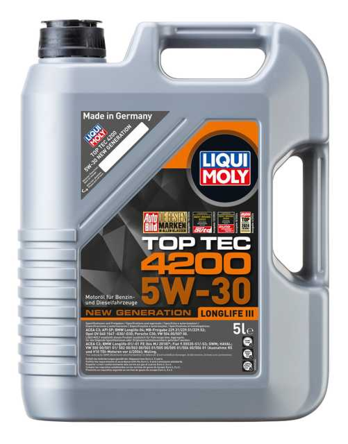 Top Tec 4200 5W-30 New Generation | トップテック4200 5W-30 | LIQUI MOLY