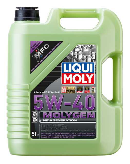 Molygen New Generation 5W-40 | モリジェンニュージェネレーション 5W-40 | LIQUI MOLY